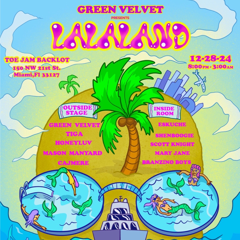 Green Velvet presents La La Land event flyer